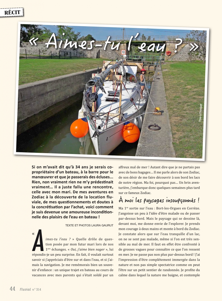 "Aimes-tu l'eau ?" - Fluvial 314