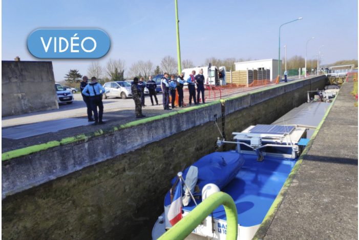 Des contrôles de grande ampleur sur le Canal du Nord (capture vidéo)