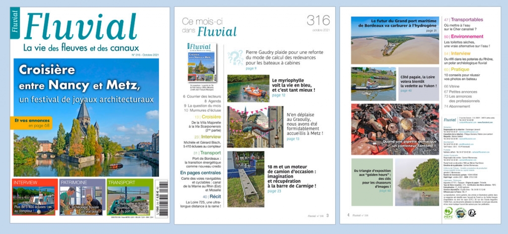 Fluvial n° 316 - octobre 2021