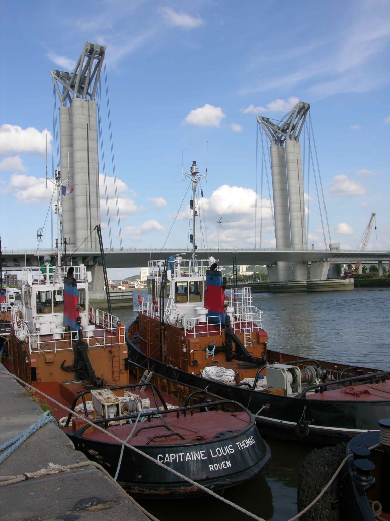 Le pont Gustave-Flaubert (Photo PJL)