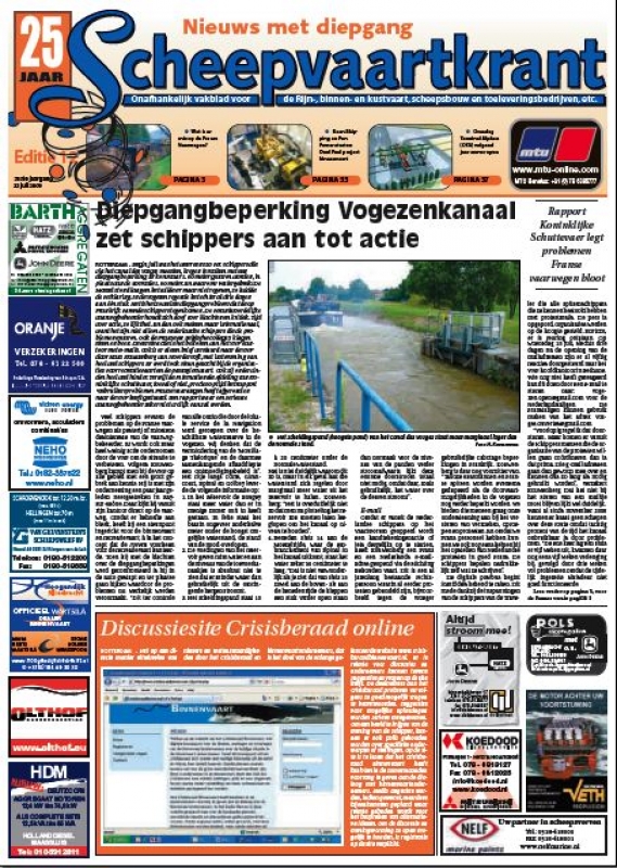 Le journal néerlandais de la batellerie (22/07/09)